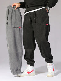 Luca | Moderne und bequeme Sport Jogginghose in Schwarz Herbst Winter