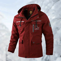 Laszlo - Herrenjacke Winterfest & Trocken in Rot