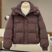 Lena | Bequeme Pufferjacke für Damen Winter in Braun