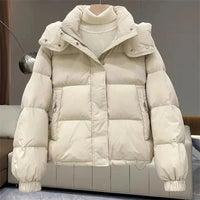 Lena | Bequeme Pufferjacke für Damen Winter in Weiß