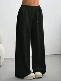 Lila | Casual Einfarbige Jogginghose in Schwarz