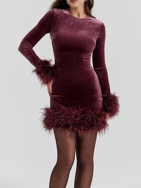 Christine | Lässiges Minikleid mit langen Ärmeln