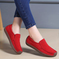 LiviaFlex™ – Modische Damen Loafer mit ultraweicher Komfortsohle in Rot