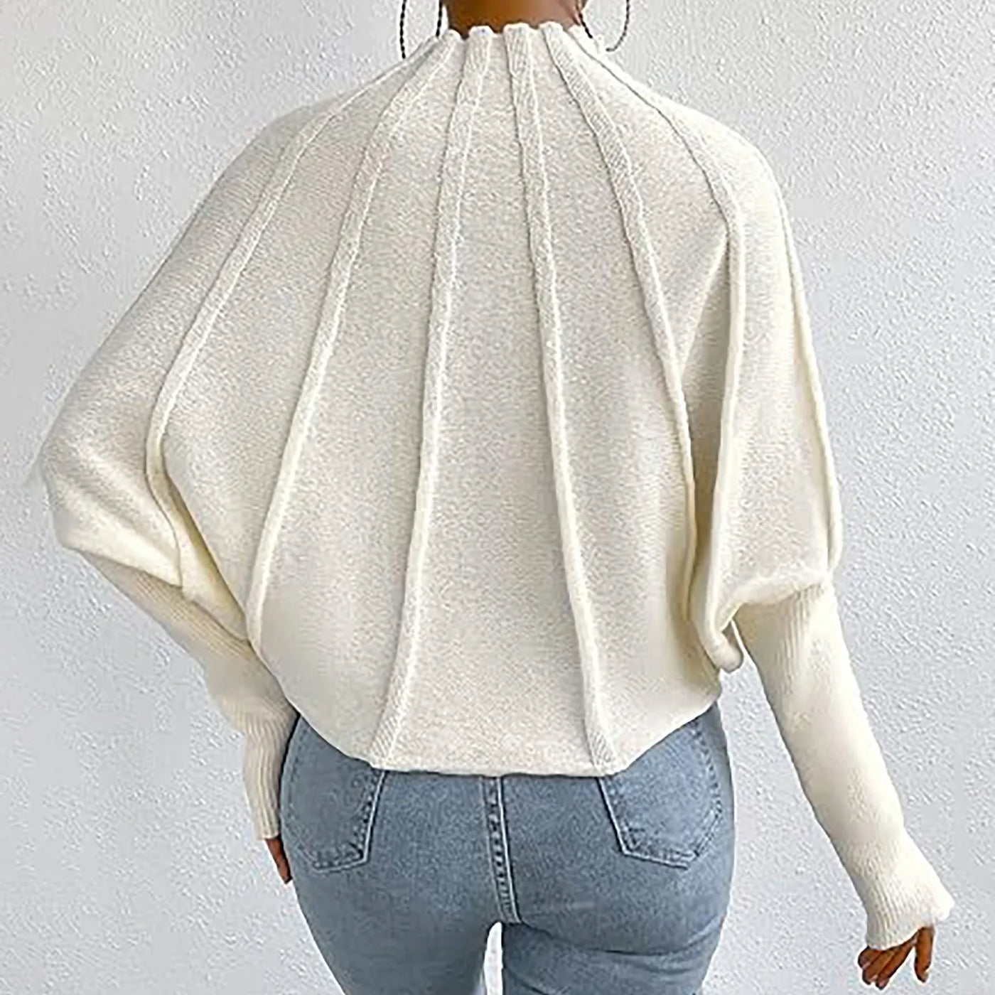 Elen - Rollkragenpullover mit elegantem Faltenwurf