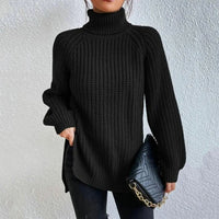 Eleganter Pullover mit Rollkragen - Loren in Schwarz