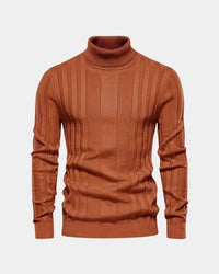 Lucas | Herren Pullover Hoher Kragen – Rollkragen Pullover Herren in Braun