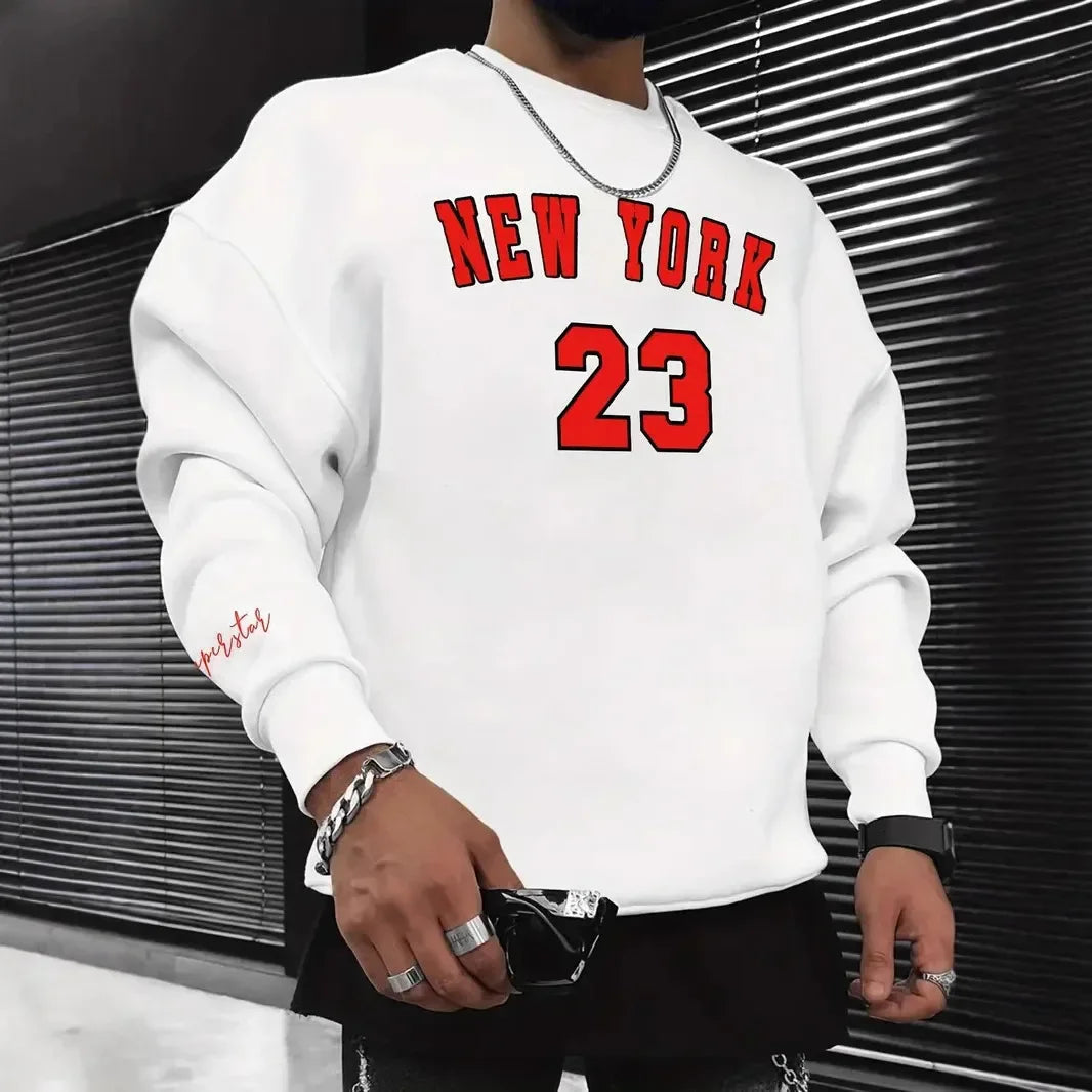 Luke | Elegantes Sweatshirt mit Print