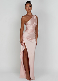 Lyric | Elegantes Maxikleid in Rosa