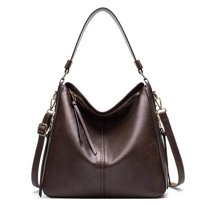 Elegante große Ledertasche für moderne Frauen im Herbst/Winter