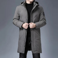Lässiger Designer-Parka für Herren  - Dyrk in Grau