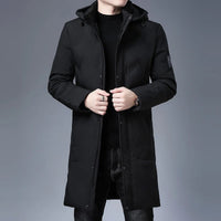 Lässiger Designer-Parka für Herren  - Dyrk in Schwarz