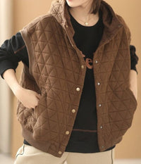 Sportliche & trendige Damen-Bodywarmer - Marlot in Braun