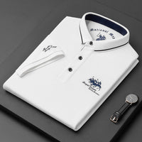 George - Luxus Polo - Sommer Chic in Weiß