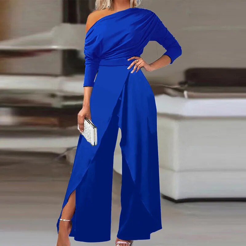 Marisa – Eleganter Damen Jumpsuit mit offenen Schultern