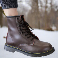 Marlene - Elegante Schnürstiefel in Braun