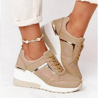 Ruth - Trendige damen sneaker für jeden tag in Beige