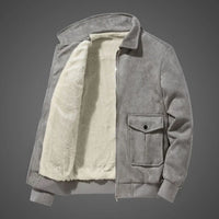 Stylische Winterjacke für Männer - Maximilian in Grau