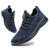 Randolf - Elegante Schwarze Herren-Sneakers in Marineblau