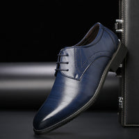Julian | Leicht Klassischer Schnitt Halbschuhe in Blau