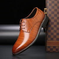 Chris | Schnürung Classic-Fit Schnürschuhe in Gelb