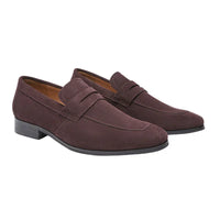 Patrick | Klassischer Schnitt Schlupf Penny-Loafer in Braun