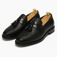 Humphrey | Gewebte Quaste Geflochten Loafer in Schwarz