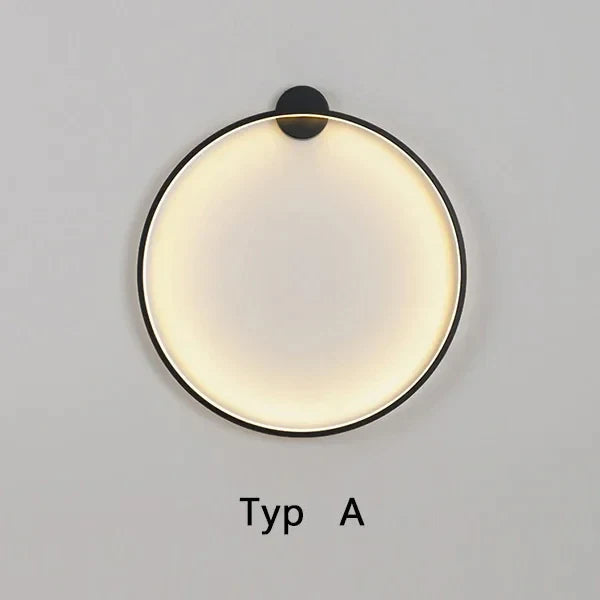 Minimalistische runde Wandleuchte Indoor – LED Wandlampe für stilvolles Wohnen