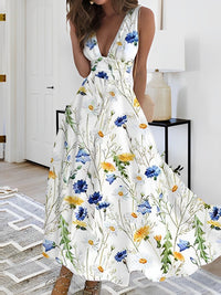 Lina | Zeitloses Eleganzkleid in Blau-Grün