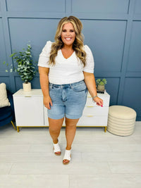 Lilith | Legere und modische Denim-Shorts in Helle Waschung