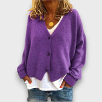 Shamira – Strickcardigan in Violett