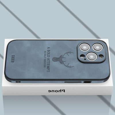 Luxe Hirschleder iPhone Hülle - Veltro