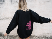 Lola™ - Oversized Hoodie in Schwarz