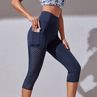 LORA - Schnell trocknende Leggings in Marineblau