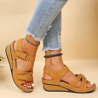 Loes™ Offene Zehen Orthopädische Sandalen in Braun