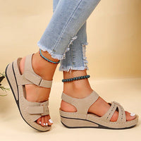 Loes™ Offene Zehen Orthopädische Sandalen in Beige