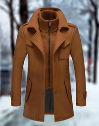 Nicoletta - Herren Sterling Trenchcoat in Braun