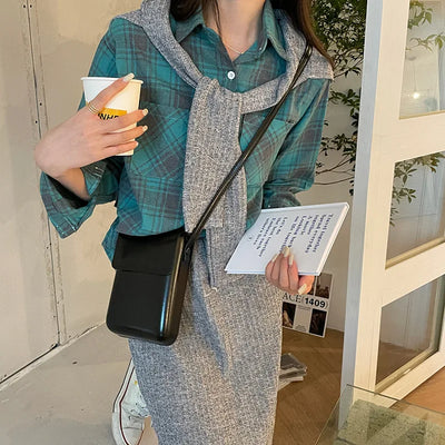 Stylische Crossbody-Tasche aus hochwertigem PU-Leder