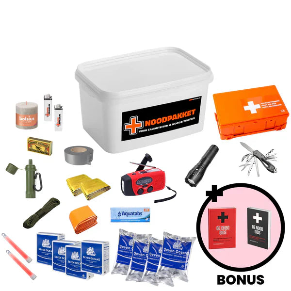 Premium Notfallpaket in Kunststoff-Eimer (12,8L) - SafeBucket