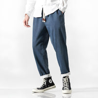 Elias | Zeitlose Denim Hose für Herrenmode in Blau