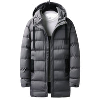 Alessio | Winterjacke mit Kapuze in Grau