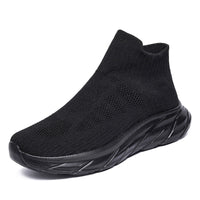 Damen High-Performance Socken Sneaker in Schwarz