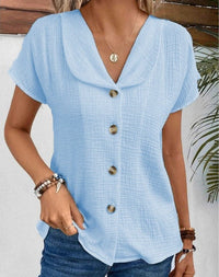 Aliyah - Schicke Sommer bluse in Blau