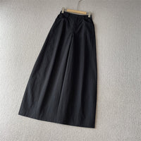 Damen Weite Leinenhose Nord Taschen 1789268742 in Schwarz