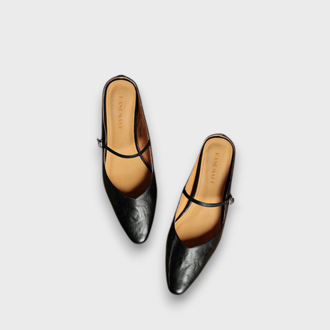 Ornella – Elegante Mules mit Riemchen