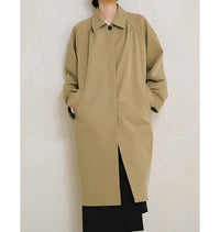 Damen Stilvolle Übergangsjacke Nord Taschen in Khaki