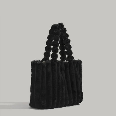 Elegante Plüsch-Umhängetasche für Damen