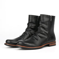 Alexander Levi Lederstiefel in Schwarz