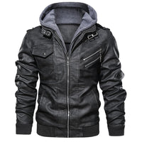 Stylische Lederjacke für Männer - Dani in Schwarz