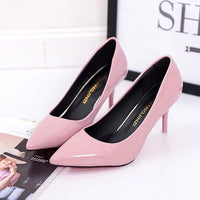 Damen elegante Stiletto-Pumps mit spitzem Zehenbereich und hochwertiger Veloursoberfläche Nord Taschen in Lila