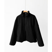 Damen Übergangsjacke mit hohem Kragen Nord Taschen in Schwarz
